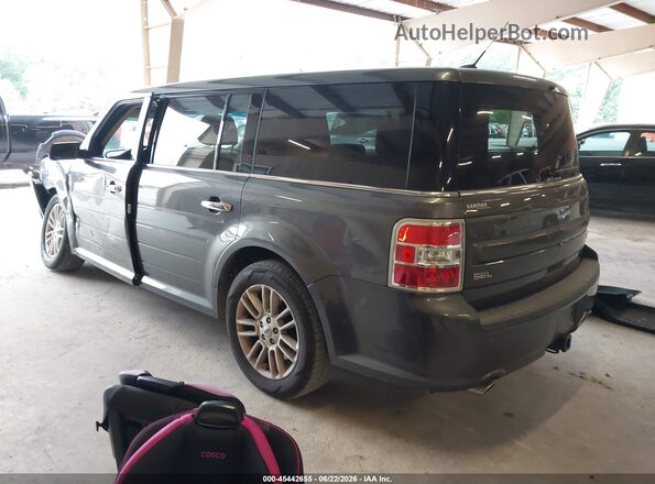 2FMGK5C87JBA08356 2018 FORD FLEX Gray Trasero izquierdo