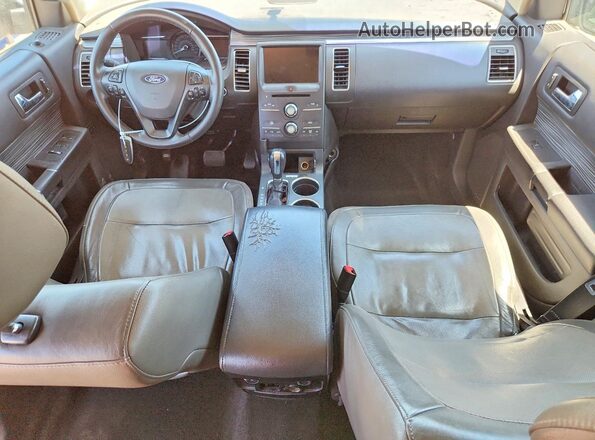 2FMGK5C89KBA10157 2019 FORD FLEX Silver Widok deski rozdzielczej