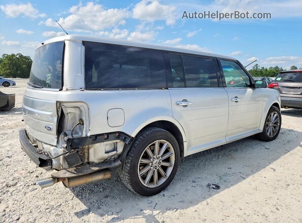 2FMGK5D80JBA09685 2018 FORD FLEX Silver Задня права чверть