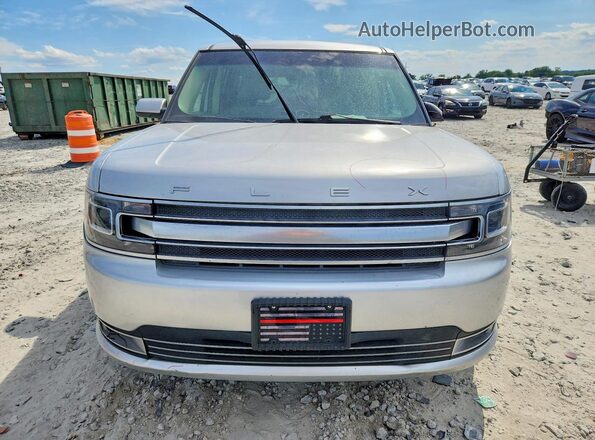 2FMGK5D80JBA09685 2018 FORD FLEX Silver Вид спереду