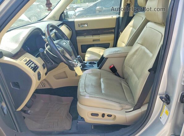 2FMGK5D80JBA09685 2018 FORD FLEX Silver Вид салону спереду
