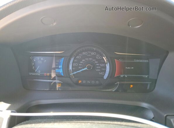 2FMGK5D82JBA00423 2018 FORD FLEX Red Սարքավորումների վահանակի տեսք