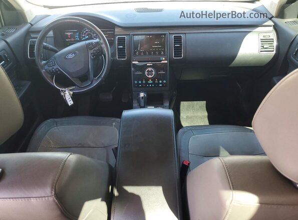 2FMGK5D83GBA01928 2016 FORD FLEX Black Dashboard view