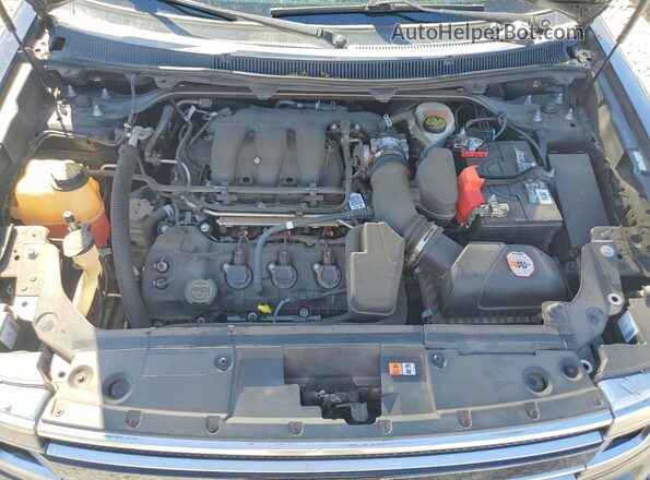 2FMGK5D83GBA01928 2016 FORD FLEX Black Engine compartment view