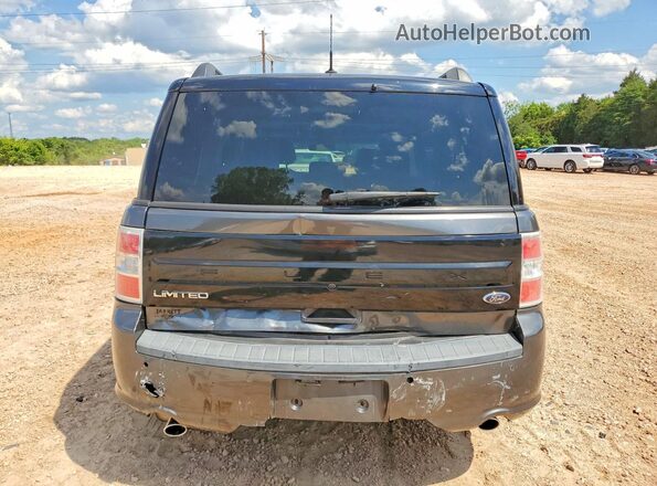 2FMGK5D83JBA03802 2018 FORD FLEX Gray Rear view