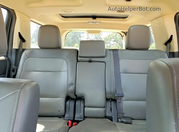 2FMGK5D83JBA03802 2018 FORD FLEX Gray Rear seats view