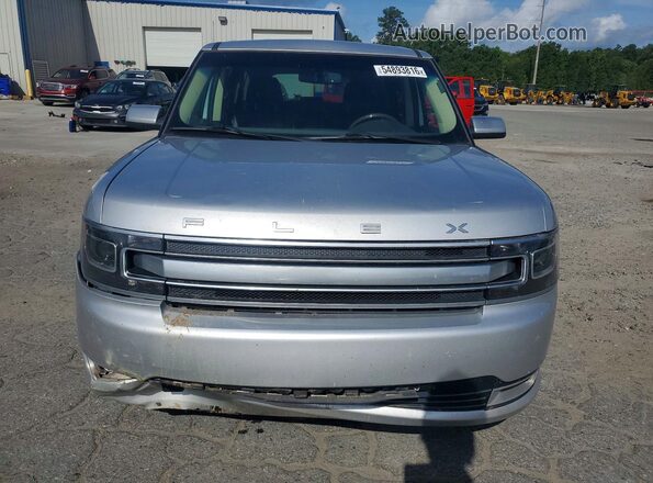 2FMGK5D84KBA29861 2019 FORD FLEX Silver Front view