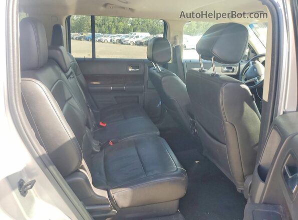 2FMGK5D84KBA29861 2019 FORD FLEX Silver Rear seats view