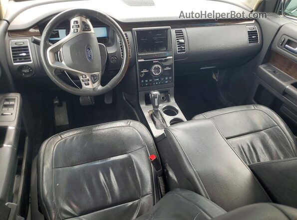 2FMGK5D84KBA29861 2019 FORD FLEX Silver Dashboard view