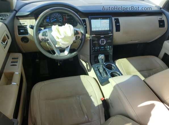 2FMGK5D85JBA03915 2018 FORD FLEX Beige Առջևի վահանակի տեսք