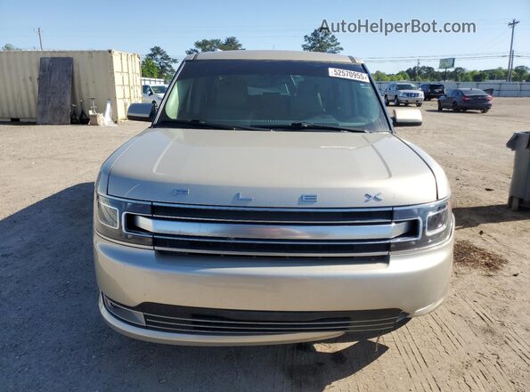 2FMGK5D85JBA03915 2018 FORD FLEX Beige Դիմացի տեսք