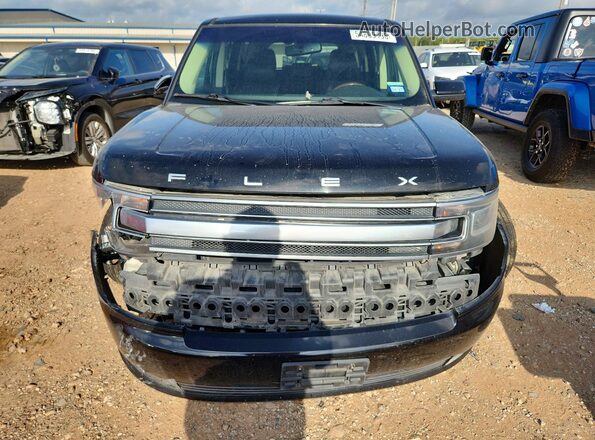 2FMGK5D85JBA05812 2018 FORD FLEX Black Вид спереду