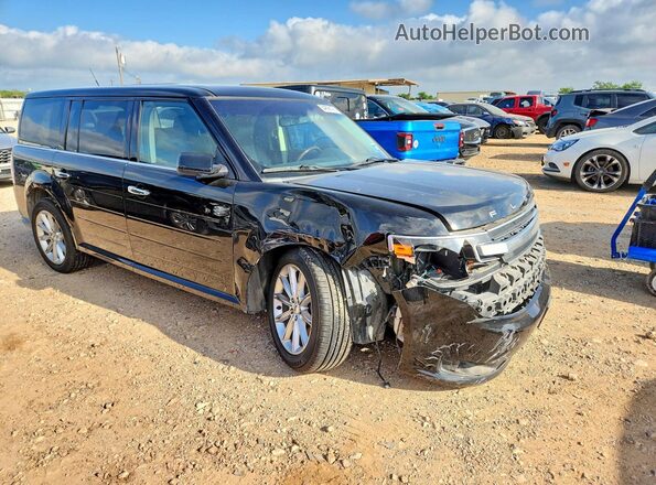 2FMGK5D85JBA05812 2018 FORD FLEX Black Передня права чверть