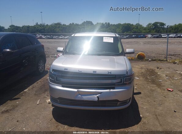 2FMGK5D87JBA05830 2018 FORD FLEX Silver Widok zestawu wskaźników