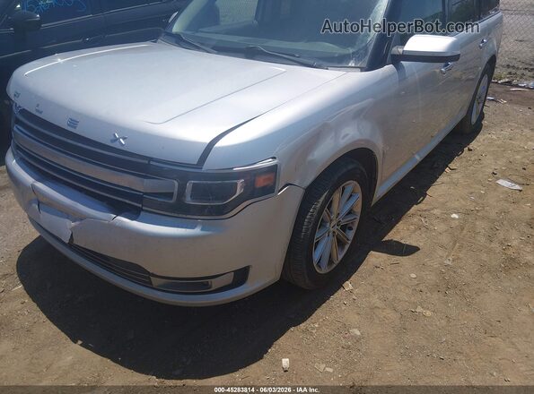 2FMGK5D87JBA05830 2018 FORD FLEX Silver Widok z przodu