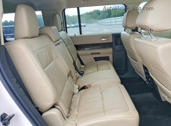 2FMGK5D88HBA07810 2017 FORD FLEX White უკანა სალონის ხედი