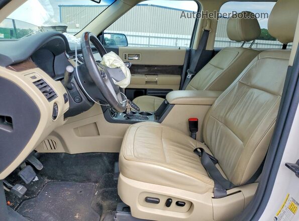 2FMGK5D88HBA07810 2017 FORD FLEX White წინა სალონის ხედი