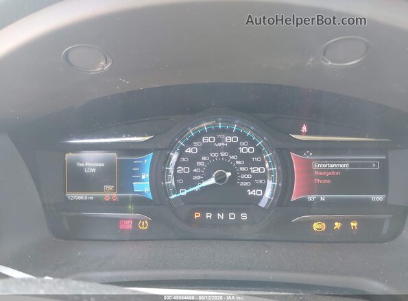 2FMGK5D89KBA05524 2019 FORD FLEX Black Вид задніх сидінь