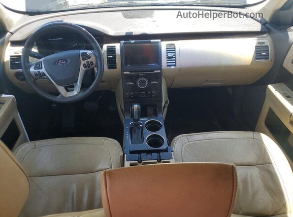 2FMGK5D8XKBA34949 2019 FORD FLEX Black Вид панелі приладів