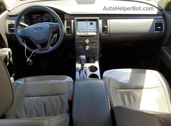 2FMHK6C80HBA11250 2017 FORD FLEX Gray წინა პანელის ხედი