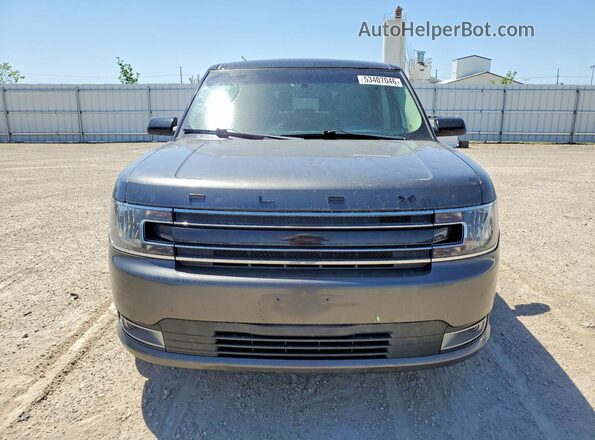 2FMHK6C80HBA11250 2017 FORD FLEX Gray წინა ხედი