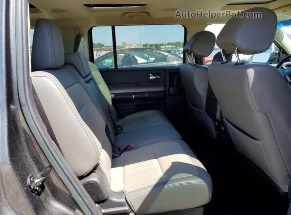 2FMHK6C80HBA11250 2017 FORD FLEX Gray უკანა სალონის ხედი