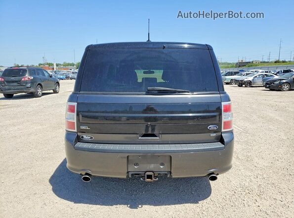 2FMHK6C80HBA11250 2017 FORD FLEX Gray უკანა ხედი