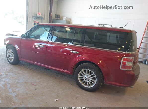 2FMHK6C80JBA10718 2018 FORD FLEX Red Rear left