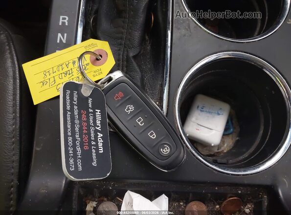 2FMHK6C80JBA10718 2018 FORD FLEX Red Dashboard view