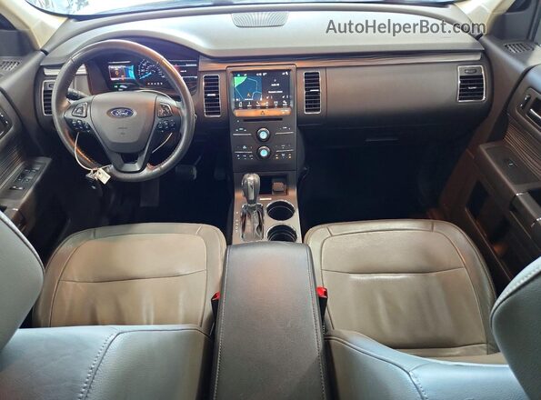 2FMHK6C80KBA18268 2019 FORD FLEX Silver Vista del salpicadero
