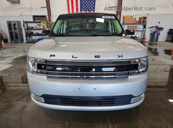 2FMHK6C80KBA18268 2019 FORD FLEX Silver Vista frontal