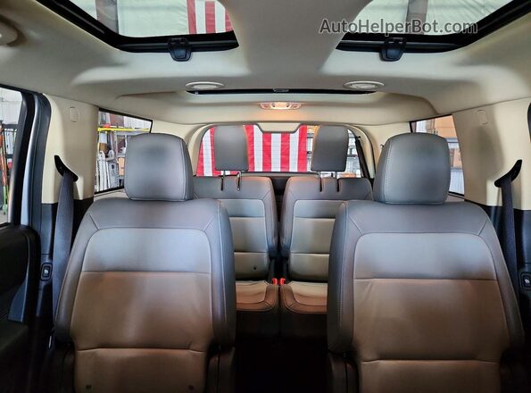 2FMHK6C80KBA18268 2019 FORD FLEX Silver Vista de los asientos traseros