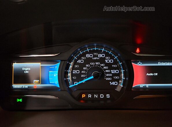 2FMHK6C80KBA18268 2019 FORD FLEX Silver Vista del cuadro de instrumentos