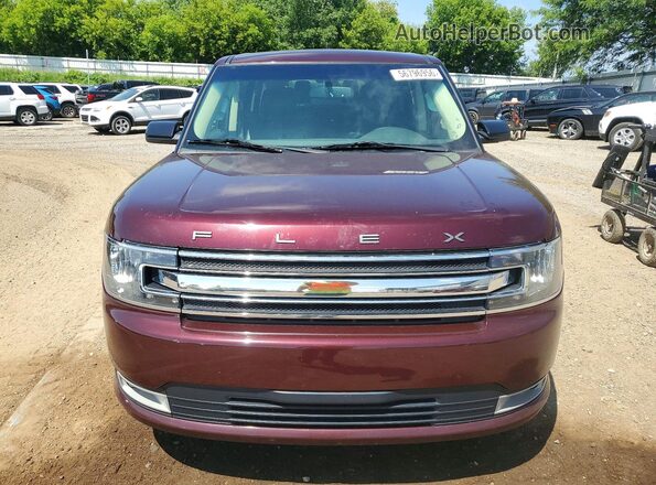 2FMHK6C80KBA33451 2019 FORD FLEX Maroon წინა ხედი