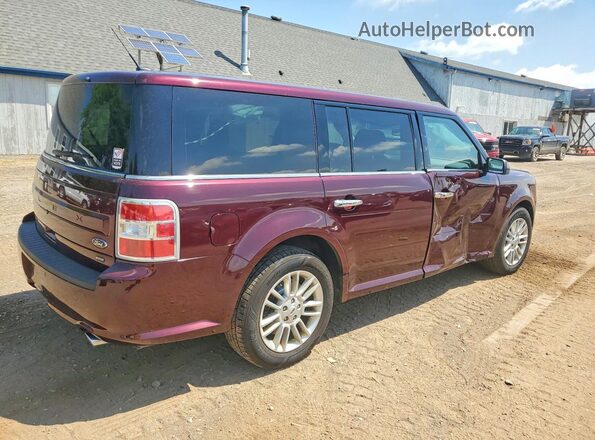 2FMHK6C80KBA33451 2019 FORD FLEX Maroon უკანა მარჯვენა