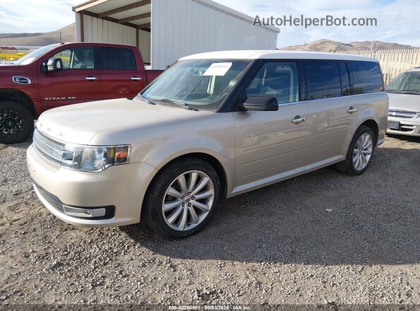 2FMHK6C82HBA03294 2017 FORD FLEX Silver Առջևի ձախ երեք քառորդ տեսարան