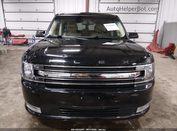 2FMHK6C82KBA10575 2019 FORD FLEX Black წინა ხედი