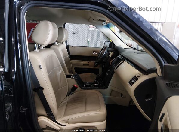 2FMHK6C82KBA10575 2019 FORD FLEX Black წინა სალონის ხედი