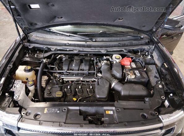 2FMHK6C82KBA10575 2019 FORD FLEX Black უკანა ხედი