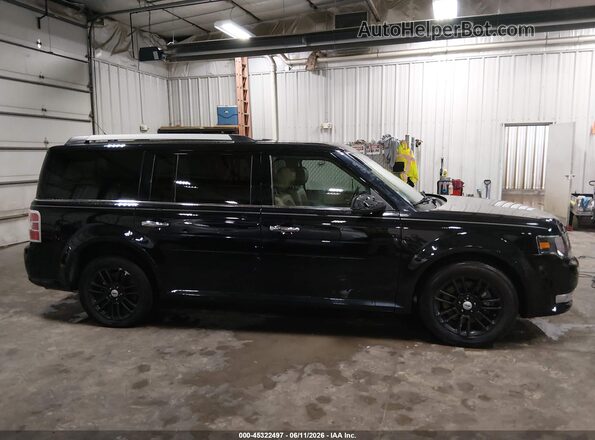 2FMHK6C82KBA10575 2019 FORD FLEX Black სალონის 360-გრადუსიანი ხედი