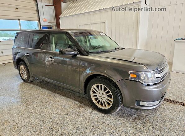 2FMHK6C83GBA16277 2016 FORD FLEX Gray Передня права чверть