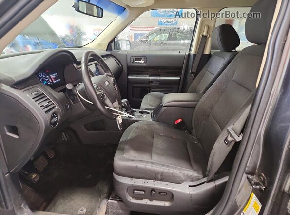 2FMHK6C83GBA16277 2016 FORD FLEX Gray Вид салону спереду