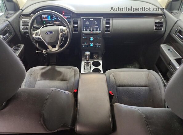 2FMHK6C83GBA16277 2016 FORD FLEX Gray Вид панелі приладів