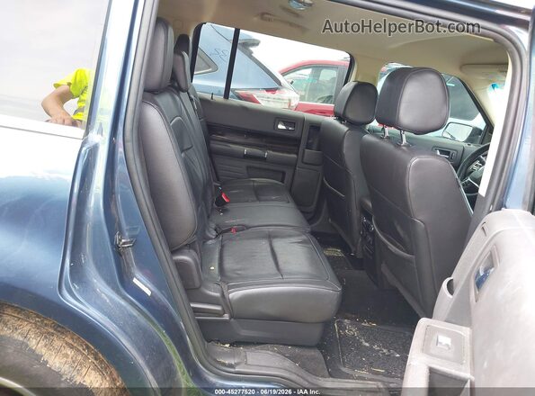 2FMHK6C83KBA27546 2019 FORD FLEX Blue Vista de la etiqueta del VIN