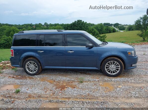 2FMHK6C83KBA27546 2019 FORD FLEX Blue Vista interior trasera