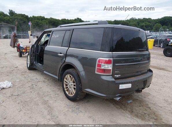 2FMHK6C85JBA03974 2018 FORD FLEX Gray Tył lewy