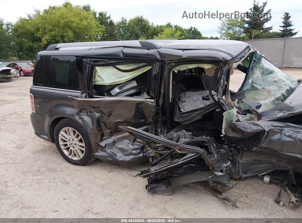 2FMHK6C85JBA03974 2018 FORD FLEX Gray Widok z przodu