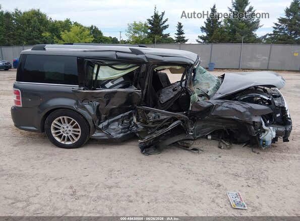 2FMHK6C85JBA03974 2018 FORD FLEX Gray Widok wnętrza 360 stopni