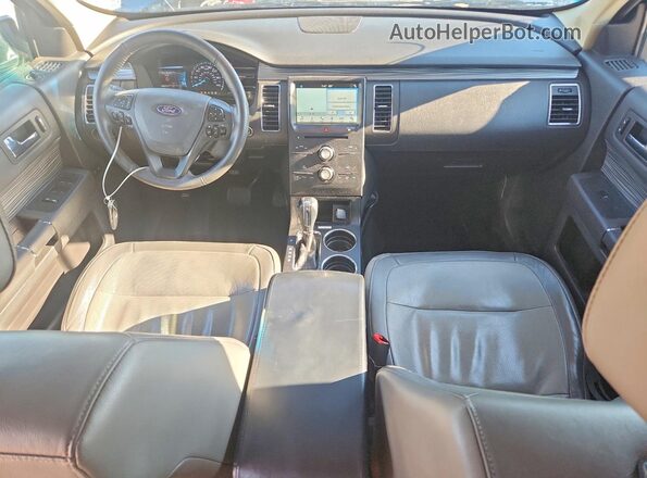 2FMHK6C85JBA04073 2018 FORD FLEX Gray Առջևի վահանակի տեսք