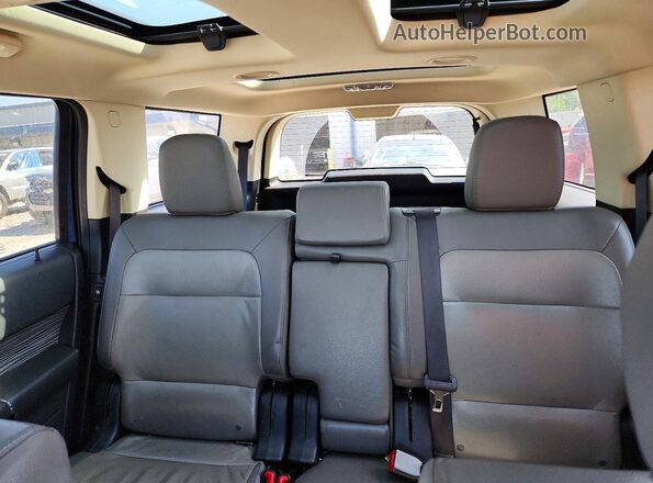 2FMHK6C85JBA04073 2018 FORD FLEX Gray Հետևի նստատեղերի տեսք